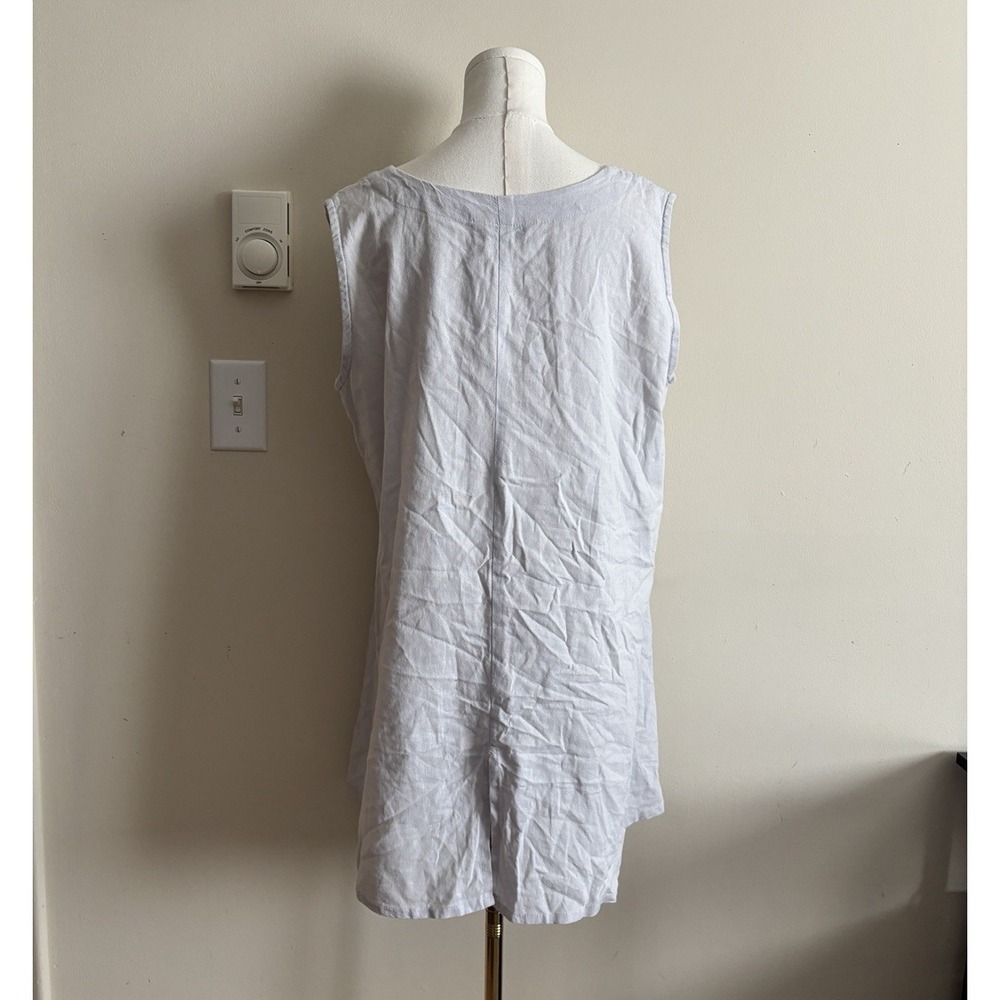Windhorse Large XL Coastal Lagenlook Natural Fiber‎ Cotton Tunic Top Boho *Flaw - Picture 5 of 6